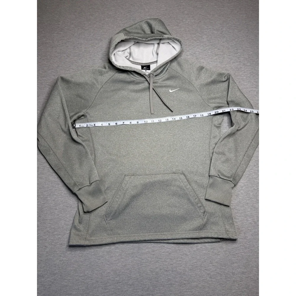 Nike Therma-FIT Hoodie Mens Medium Gray Pullover Fleece Sweatshirt 518115-063